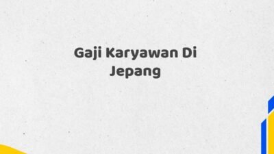 Gaji Karyawan Di Jepang