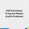 Gaji Karyawan Program Makan Gratis Prabowo Tahun 2025 Info Terbaru Update Terbaru