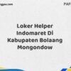 Loker Helper Indomaret Di Kabupaten Bolaang Mongondow