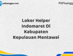 Loker Helper Indomaret Di Kabupaten Kepulauan Mentawai Maret Tahun 2025