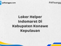 Loker Helper Indomaret Di Kabupaten Konawe Kepulauan Tahun 2025 (Ayo Bergabung, Daftar Sekarang)