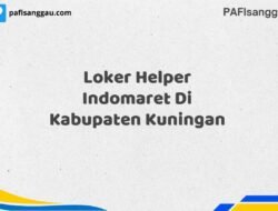 Loker Helper Indomaret Di Kabupaten Kuningan Tahun 2025 (Ayo Bergabung, Daftar Sekarang)