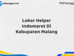 Loker Helper Indomaret Di Kabupaten Malang Tahun 2025 (Jangan Menunggu, Daftar Segera)