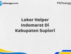 Loker Helper Indomaret Di Kabupaten Supiori Maret Tahun 2025 (Cek Sekarang)
