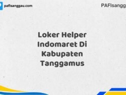 Loker Helper Indomaret Di Kabupaten Tanggamus Maret Tahun 2025 (Apply Now)