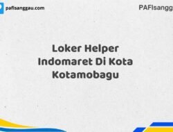 Loker Helper Indomaret Di Kota Kotamobagu Tahun 2025 (Pendaftaran Telah Dibuka)