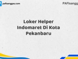 Loker Helper Indomaret Di Kota Pekanbaru Tahun 2025 (Segera Ambil Kesempatan Ini)