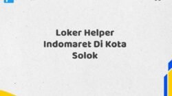 Loker Helper Indomaret Di Kota Solok