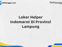 Loker Helper Indomaret Di Provinsi Lampung Maret Tahun 2025 (Cek Sekarang)