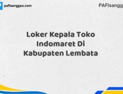 Loker Kepala Toko Indomaret Di Kabupaten Lembata Maret Tahun 2025 (Cek Segera)