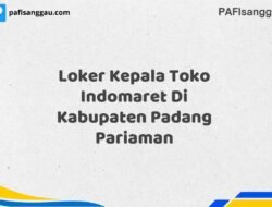 Loker Kepala Toko Indomaret Di Kabupaten Padang Pariaman Tahun 2025 (Lamar Sekarang, Jangan Menunggu Lagi)