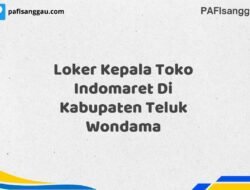 Loker Kepala Toko Indomaret Di Kabupaten Teluk Wondama Tahun 2025 (Pendaftaran Hanya Terbuka Beberapa Waktu)