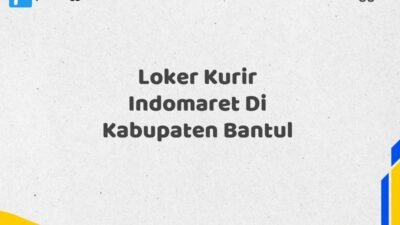 Loker Kurir Indomaret Di Kabupaten Bantul Maret Tahun 2025 (Cek Segera)