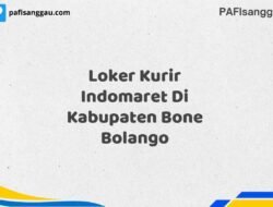 Loker Kurir Indomaret Di Kabupaten Bone Bolango Maret Tahun 2025 (Segera)