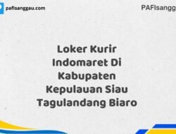 Loker Kurir Indomaret Di Kabupaten Kepulauan Siau Tagulandang Biaro Maret Tahun 2025 (Lamar Sekarang)