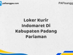 Loker Kurir Indomaret Di Kabupaten Padang Maret Tahun 2025 (Cek Sekarang)