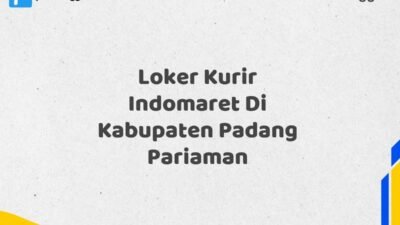 Loker Kurir Indomaret Di Kabupaten Padang Pariaman