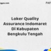 Loker Quality Assurance Indomaret Di Kabupaten Bengkulu Maret Tahun 2025