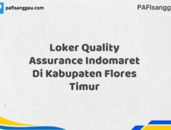 Loker Quality Assurance Indomaret Di Kabupaten Flores Timur Maret Tahun 2025 (Apply Now)