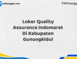 Loker Quality Assurance Indomaret Di Kabupaten Gunungkidul Maret Tahun 2025 (Segera)