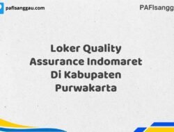 Loker Quality Assurance Indomaret Di Kabupaten Purwakarta Maret Tahun 2025 (Lamar Sekarang)