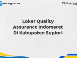 Loker Quality Assurance Indomaret Di Kabupaten Supiori Maret Tahun 2025 (Lamar Sekarang)