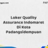 Loker Quality Assurance Indomaret Di Kota Padangsidempuan Tahun 2025