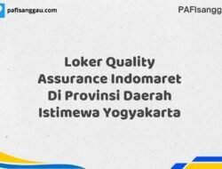 Loker Quality Assurance Indomaret Di Provinsi Daerah Istimewa Yogyakarta Tahun 2025 (Daftar Sebelum Kesempatan Berakhir)