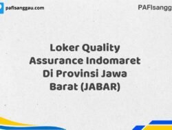 Loker Quality Assurance Indomaret Di Provinsi Jawa Barat (JABAR) Tahun 2025 (Kesempatan Terbatas, Daftar Sekarang)