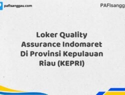 Loker Quality Assurance Indomaret Di Provinsi Kepulauan Riau Maret Tahun 2025 (Lamar Sekarang)
