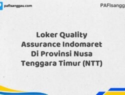 Loker Quality Assurance Indomaret Di Provinsi Nusa Tenggara Timur (NTT) Tahun 2025 (Ayo Daftar, Jangan Sampai Terlewat)