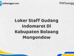 Loker Staff Gudang Indomaret Di Kabupaten Bolaang Mongondow Maret Tahun 2025