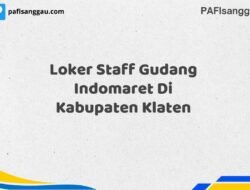 Loker Staff Gudang Indomaret Di Kabupaten Klaten Tahun 2025 (Segera Daftar Sebelum Terlambat)