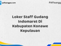 Loker Staff Gudang Indomaret Di Kabupaten Konawe Maret Tahun 2025 (Cek Segera)
