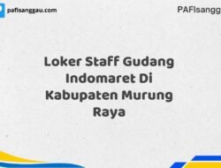 Loker Staff Gudang Indomaret Di Kabupaten Murung Raya Maret Tahun 2025 (Apply Now)