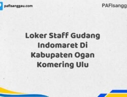 Loker Staff Gudang Indomaret Di Kabupaten Ogan Komering Ulu Maret Tahun 2025 (Lamar Sekarang)