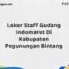 Loker Staff Gudang Indomaret Di Kabupaten Pegunungan Bintang Maret Tahun 2025 (Lamar Sekarang)