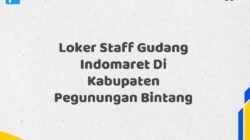 Loker Staff Gudang Indomaret Di Kabupaten Pegunungan Bintang
