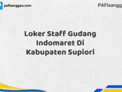 Loker Staff Gudang Indomaret Di Kabupaten Supiori Maret Tahun 2025 (Cek Segera)