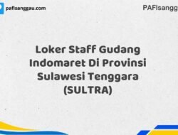 Loker Staff Gudang Indomaret Di Provinsi Sulawesi Tenggara (SULTRA) Tahun 2025 (Segera Lamar Sebelum Terlambat)