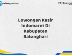 Lowongan Kasir Indomaret Di Kabupaten Batanghari Maret Tahun 2025 (Segera)