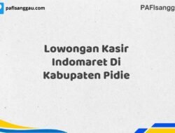 Lowongan Kasir Indomaret Di Kabupaten Pidie Maret Tahun 2025