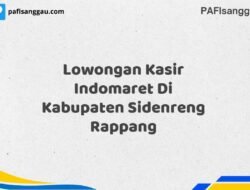 Lowongan Kasir Indomaret Di Kabupaten Sidenreng Rappang Tahun 2025 (Lamar Sekarang, Jangan Menunggu Lagi)