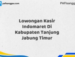 Lowongan Kasir Indomaret Di Kabupaten Tanjung Jabung Timur Tahun 2025 (Buruan Daftar Sekarang)