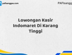 Lowongan Kasir Indomaret Di Karang Tinggi Tahun 2025 (Lamar Sekarang)