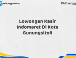 Lowongan Kasir Indomaret Di Kota Gunungsitoli Maret Tahun 2025 (Cek Sekarang)