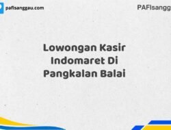 Lowongan Kasir Indomaret Di Pangkalan Balai Tahun 2025 (Segera Daftar Sebelum Terlambat)