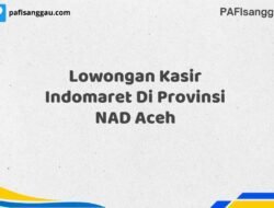 Lowongan Kasir Indomaret Di Provinsi NAD Aceh Tahun 2025 (Segera Daftar Sebelum Terlambat)