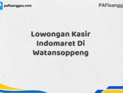 Lowongan Kasir Indomaret Di Watansoppeng Tahun 2025 (Pendaftaran Hanya Terbuka Beberapa Waktu)
