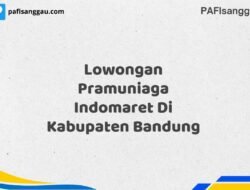 Lowongan Pramuniaga Indomaret Di Kabupaten Bandung Maret Tahun 2025 (Cek Segera)